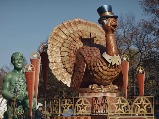 Macy’s Thanksgiving Day Parade main attractions were figures in high-flying balloons