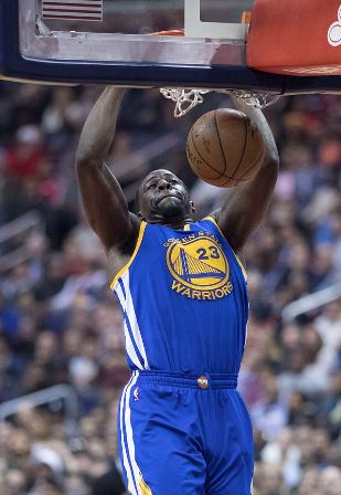 NBA playoffs: Draymond Green pulls up a technical penalty in his first minute back after missing the Kings-Warriors game.