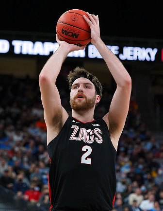 Drew Timme of Gonzaga signs a free-agent contract with the Milwaukee Bucks after the 2023 NBA Draught.