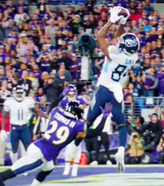 Titans against. Ravens: Four players vying for the game ball