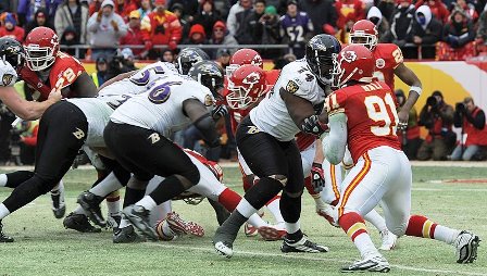 Tickets for the AFC Championship between the Baltimore Ravens and Kansas City Chiefs go on sale on Tuesday.