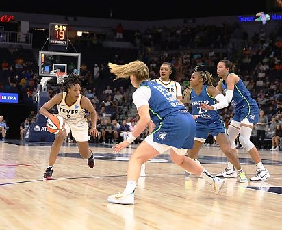 NaLyssa Smith, a forward with the Indiana Fever, enjoys the WNBA’s perks.